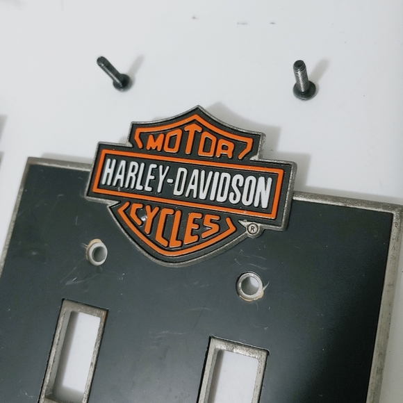 Harley-Davidson light switch plates covers set of 2 Double & Single - Picture 4 of 11